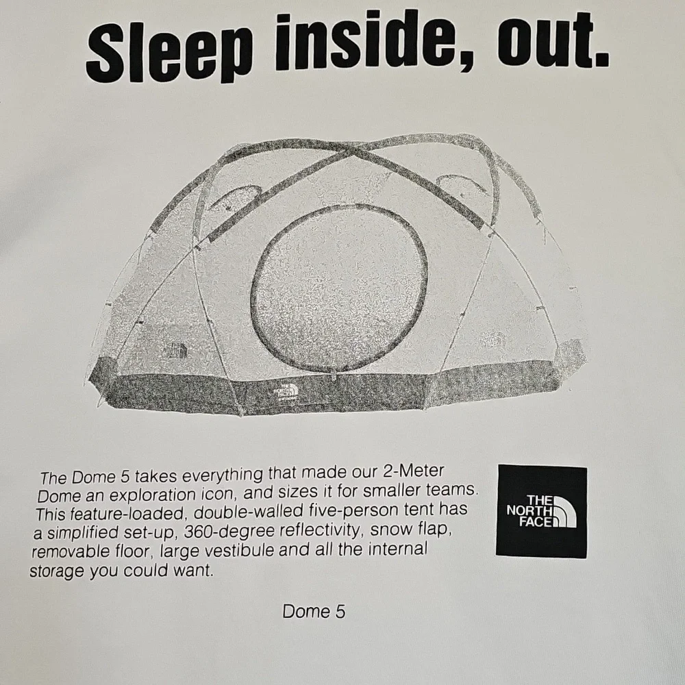 The North Face White Tent Graphic Tee